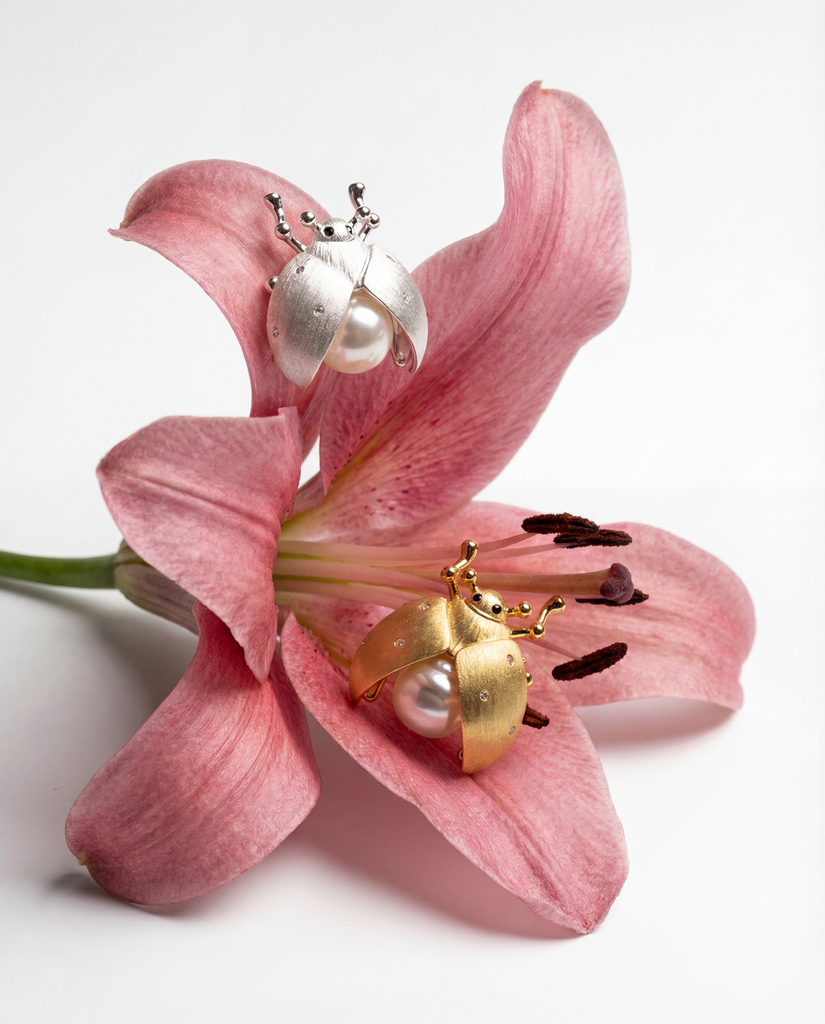 Брошь "BUG" gold