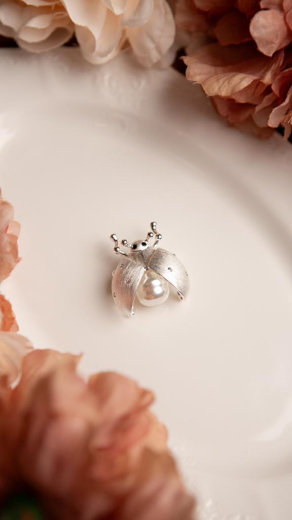Брошь "BUG" silver