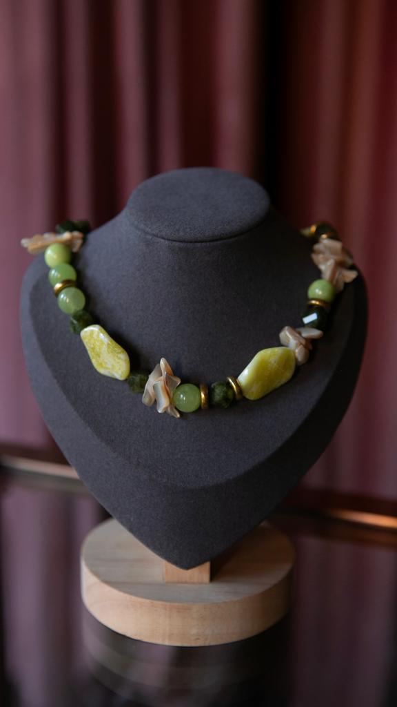 Чокер "NATURE" green