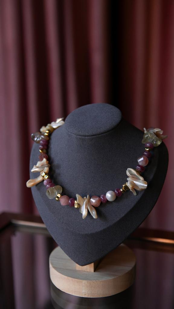 Чокер "NATURE" violet