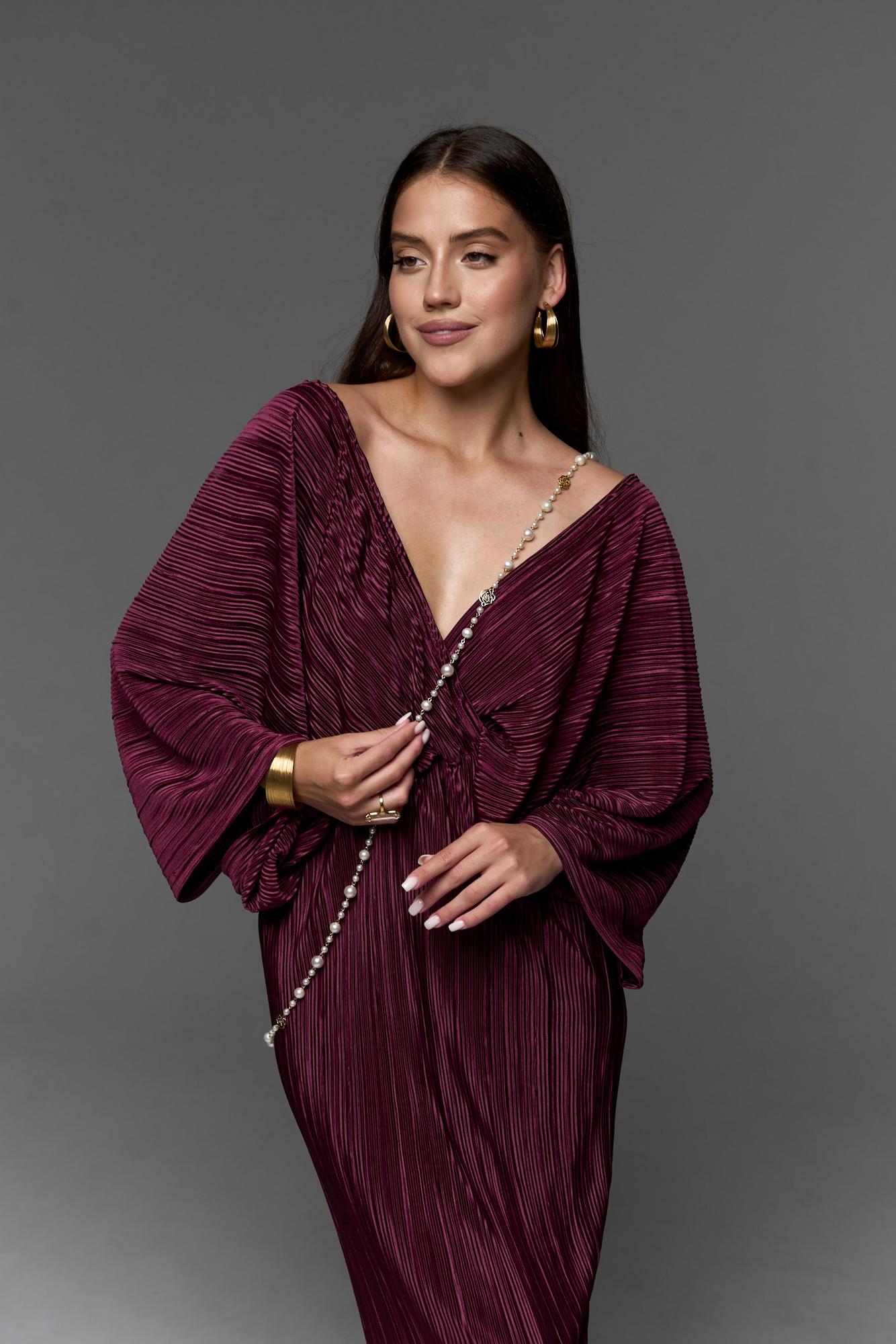 Платье «Джаз» бордовый