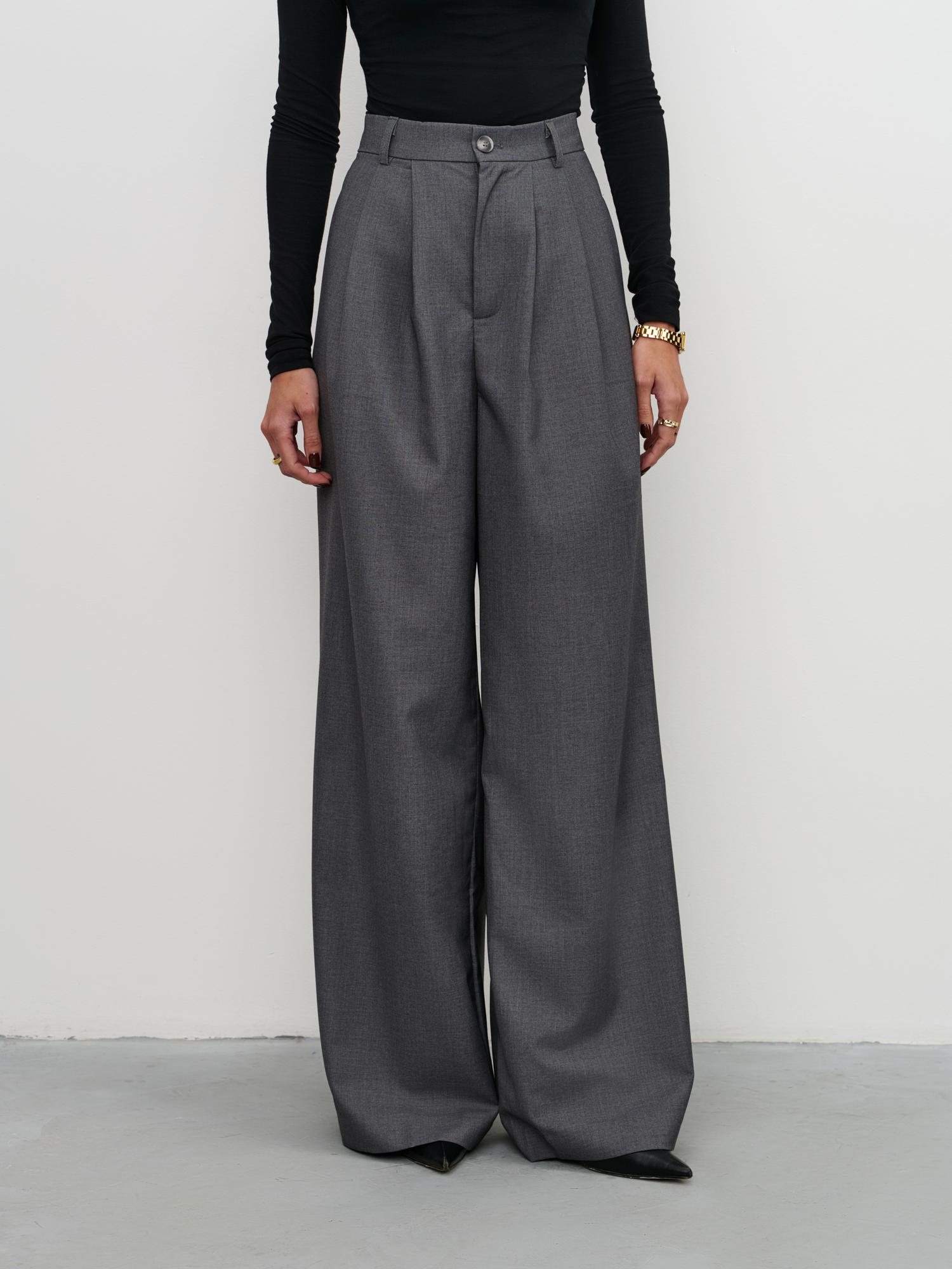 Брюки серые Патриция