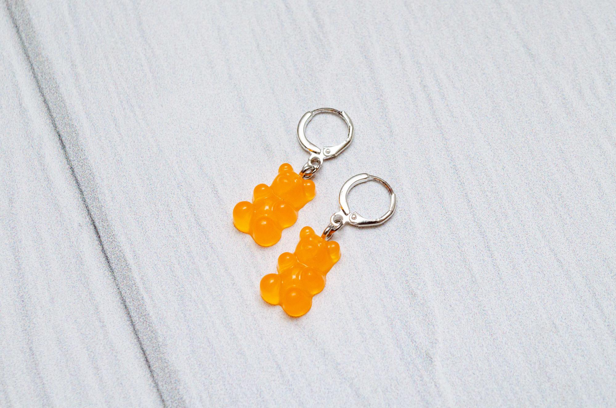 Серёжки с мишками K23E27