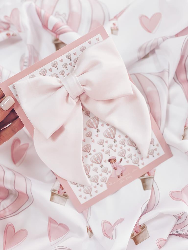 Бант на заколке «Lovely Pink»