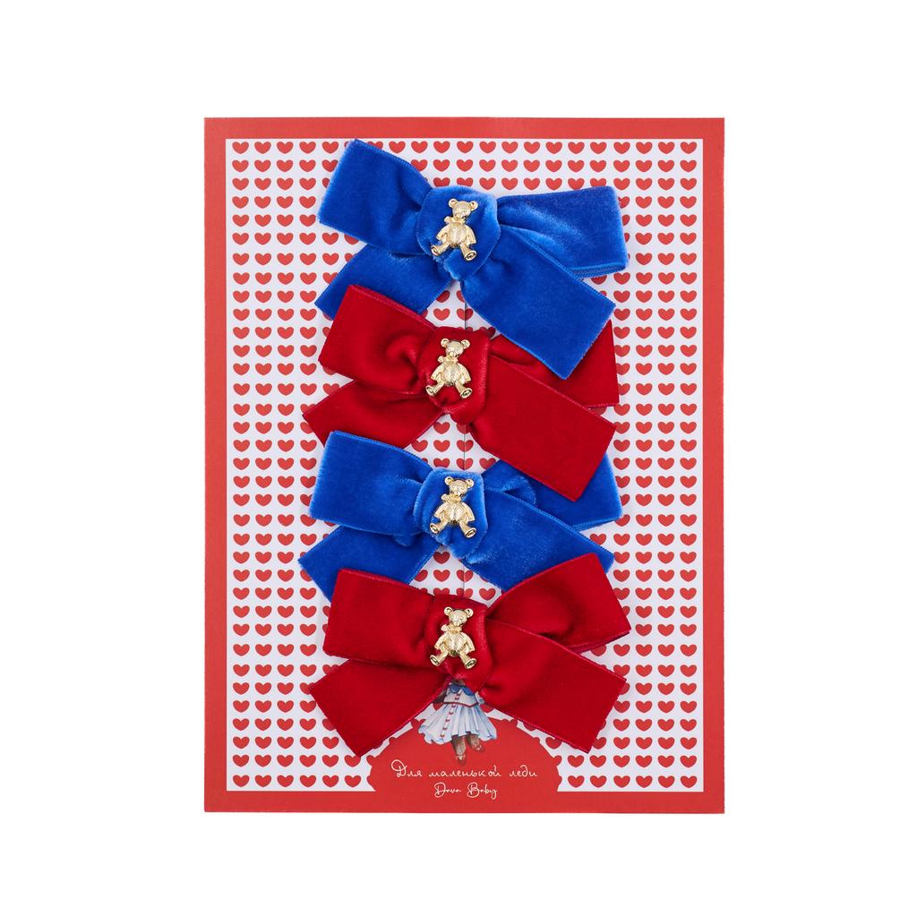 Набор заколок "Золотой мишка mini" color 07