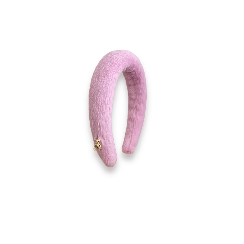 Ободок  "Fluffy" цвет: розовый