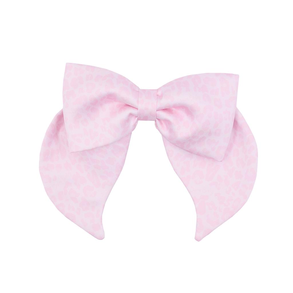 Бант на заколке Lovely/Leopard Lighte Pink