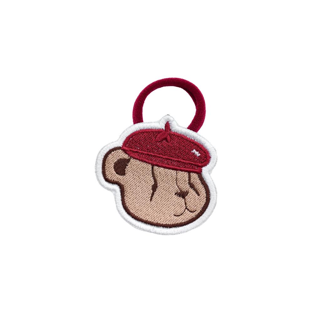 Резинка для волос Bear Dava цвет: бордовый
