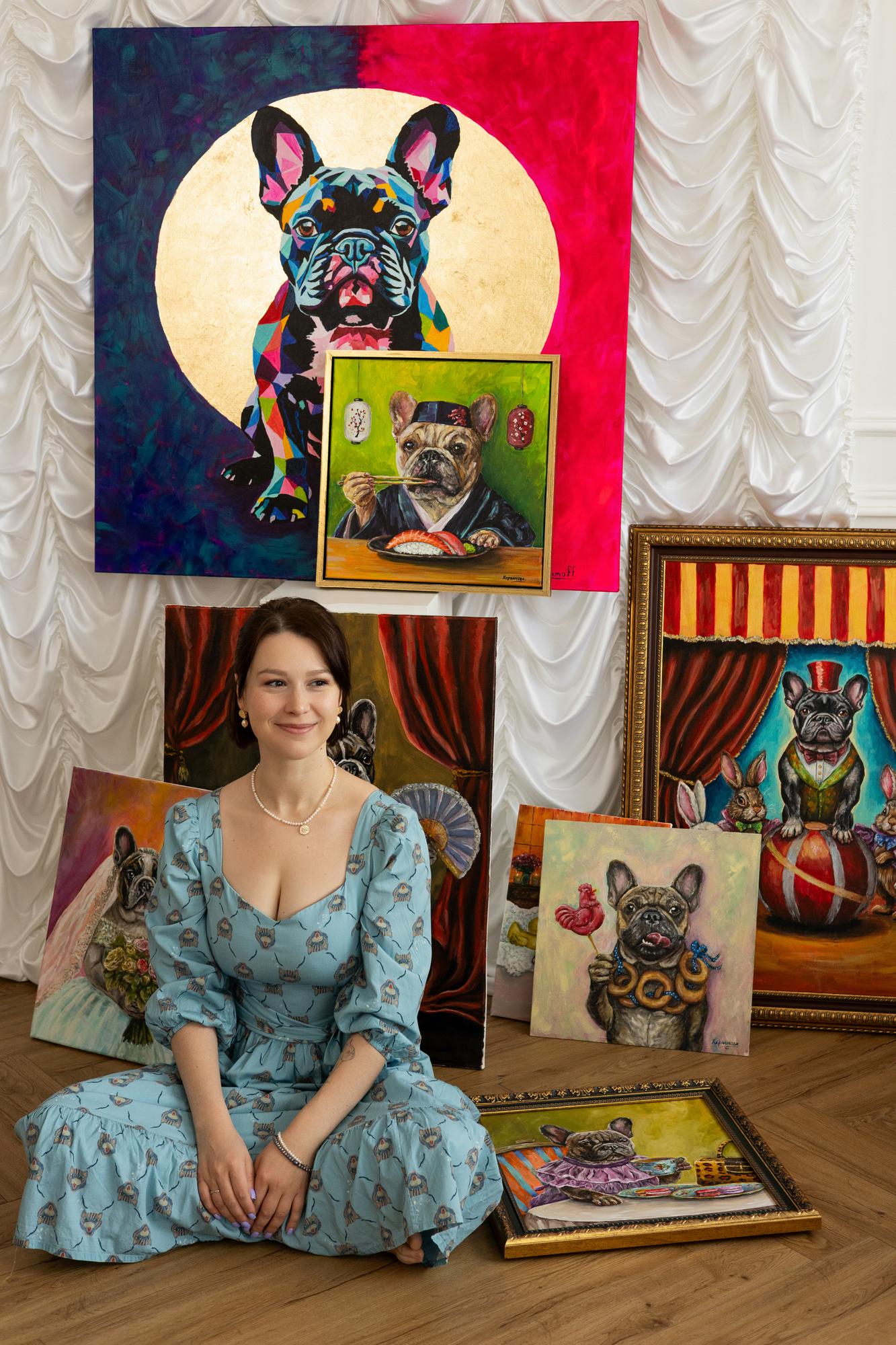 Картина «Ярмарка», 40х40