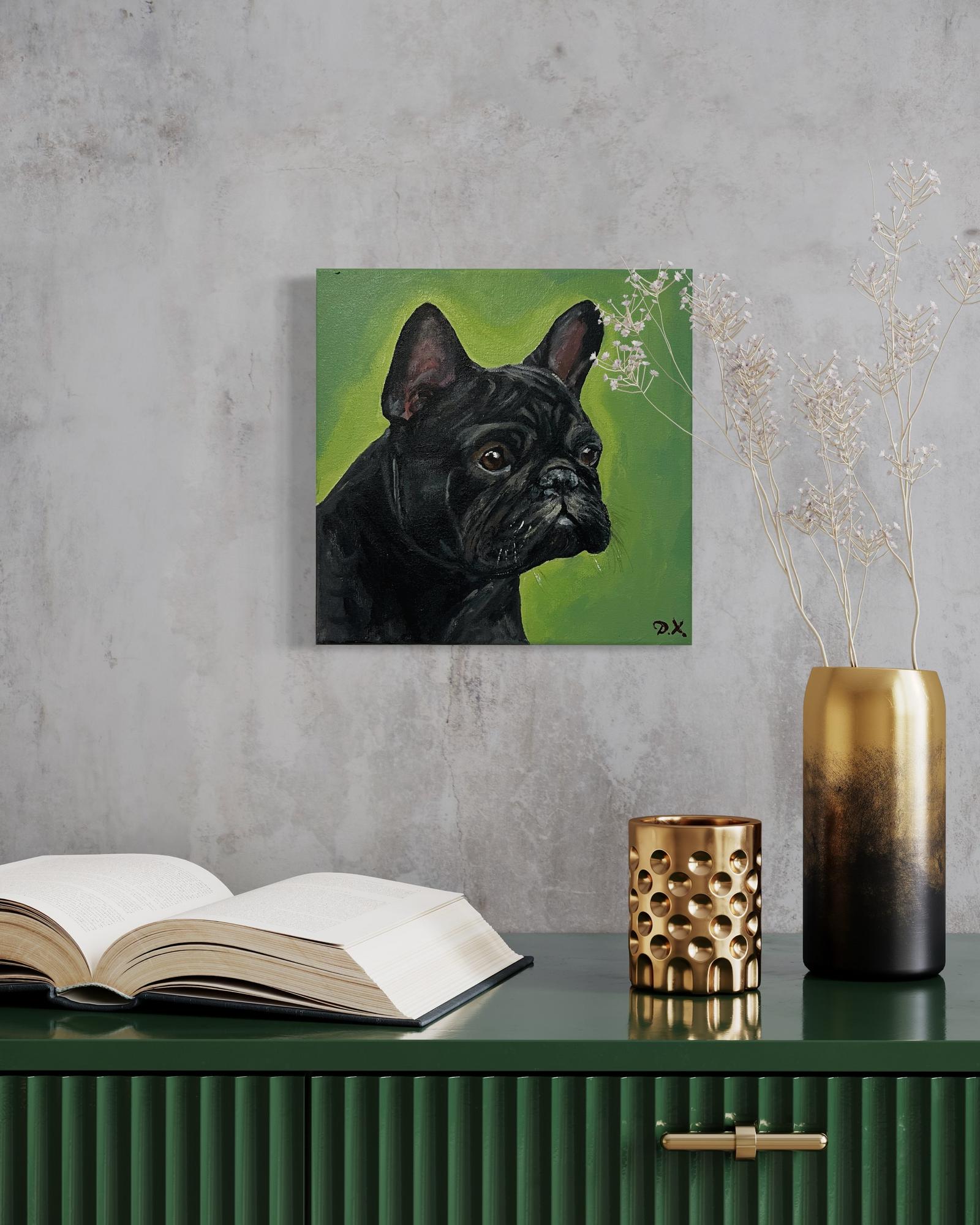 Картина «Черная пантера», 25х25