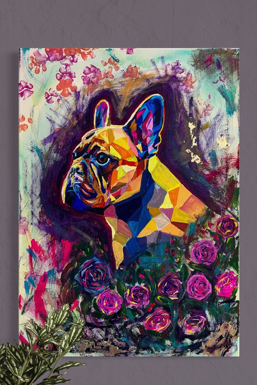 Картина «Цветочная геометрия», 60х80