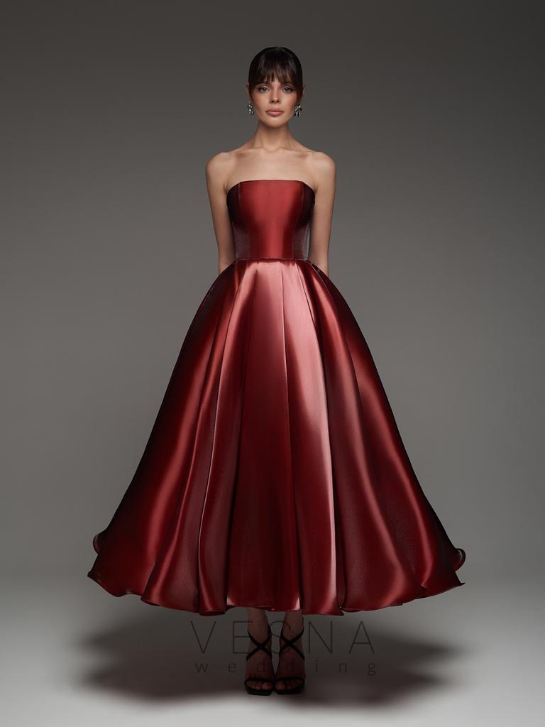 Вечернее платье Грейс Дарк Черри