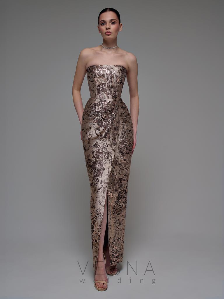 Вечернее платье Пайпер Шанхай Мокко