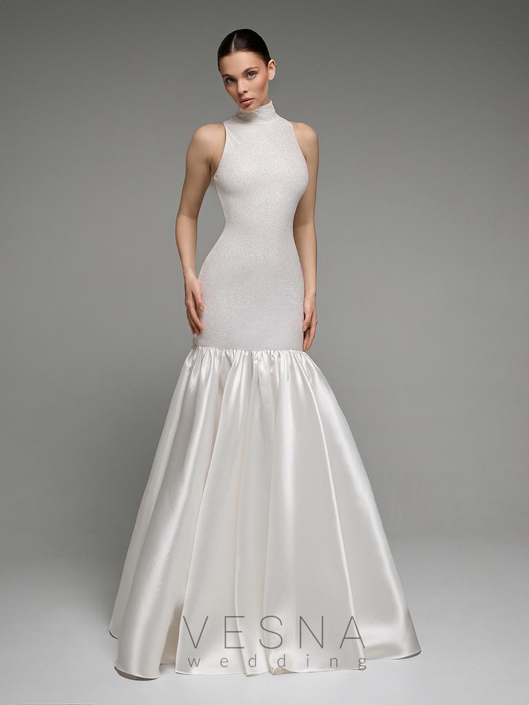 Свадебное платье Шанталь Сильвер шайн