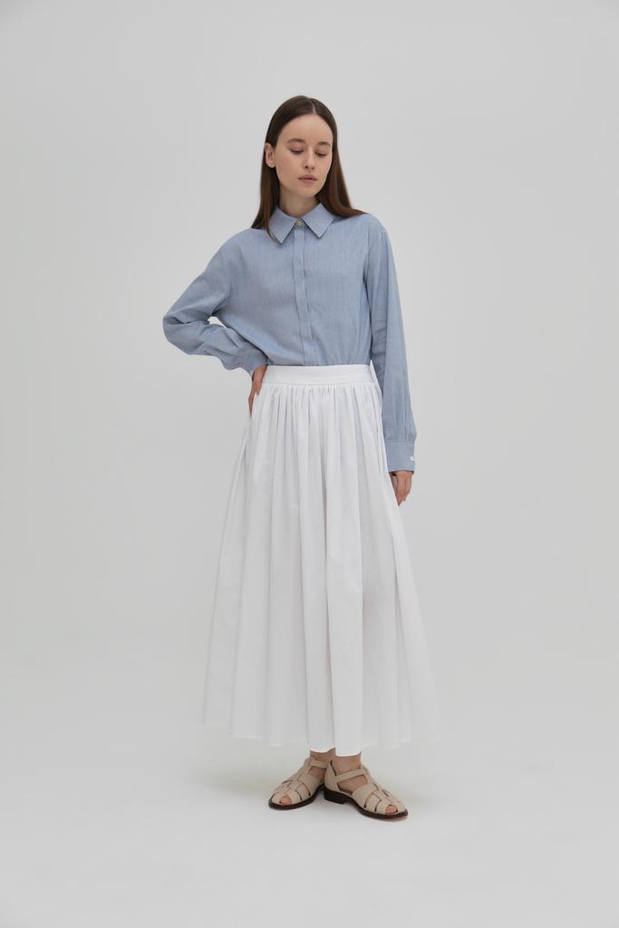 Рубашка голубая