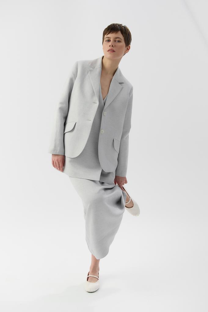 Пиджак Preston серебро