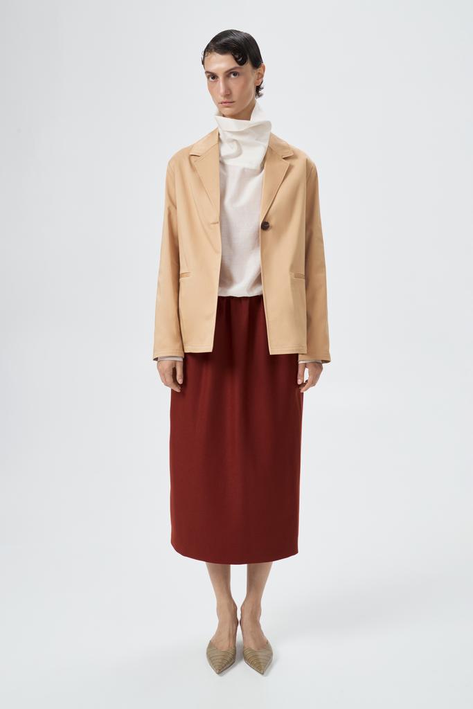 Пиджак-куртка без подклада песочный