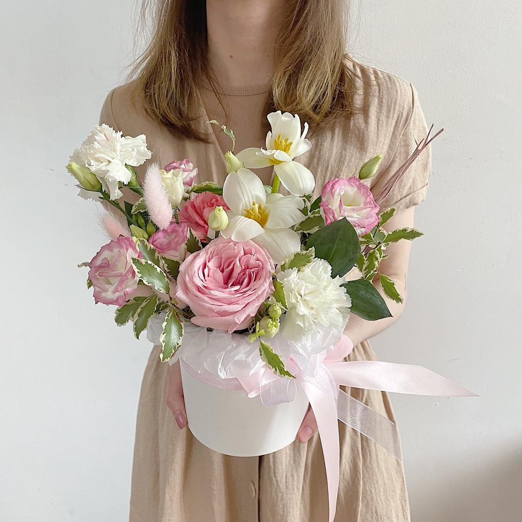 Букет в коробке "Эмили"