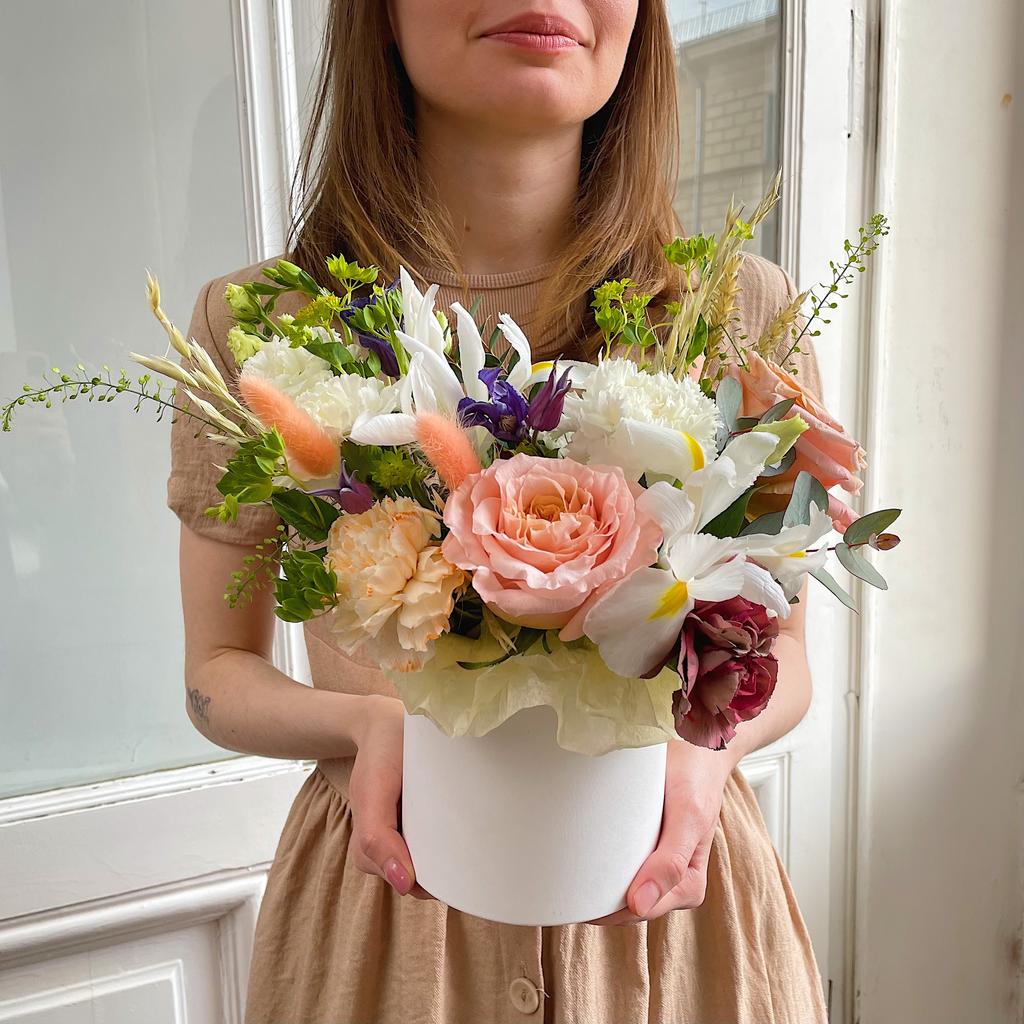 Букет в коробке "Рандеву"