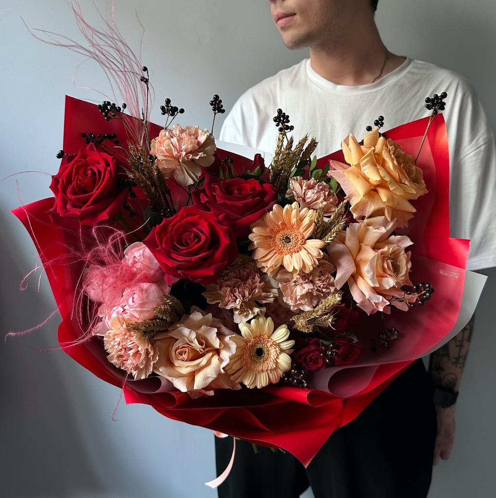 Теплый Сентябрь (Букет в Теплой Осенней Гамме)