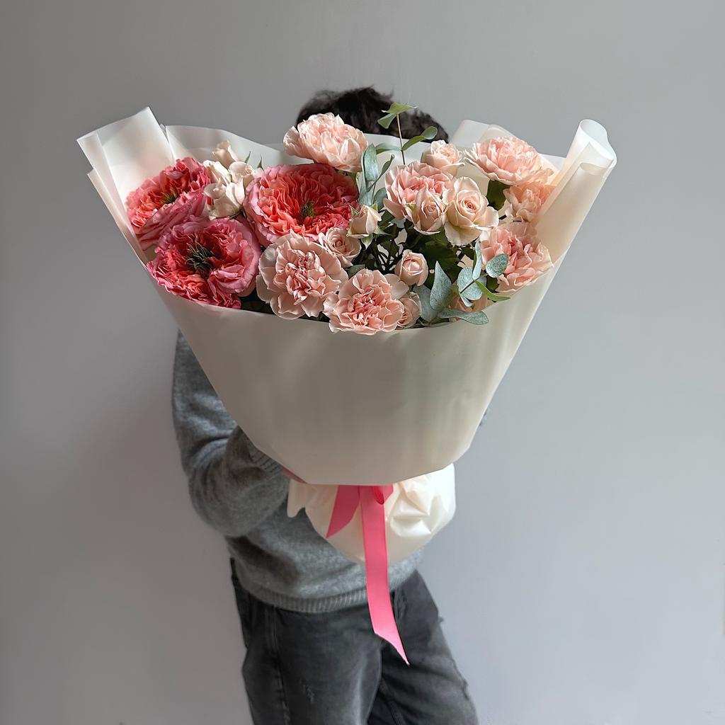 Персиковый Улун (Розы Мандарин, Ажурные Гвоздики)