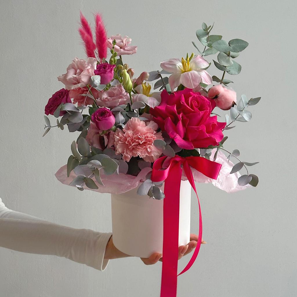 Букет в коробке «Мерцание»