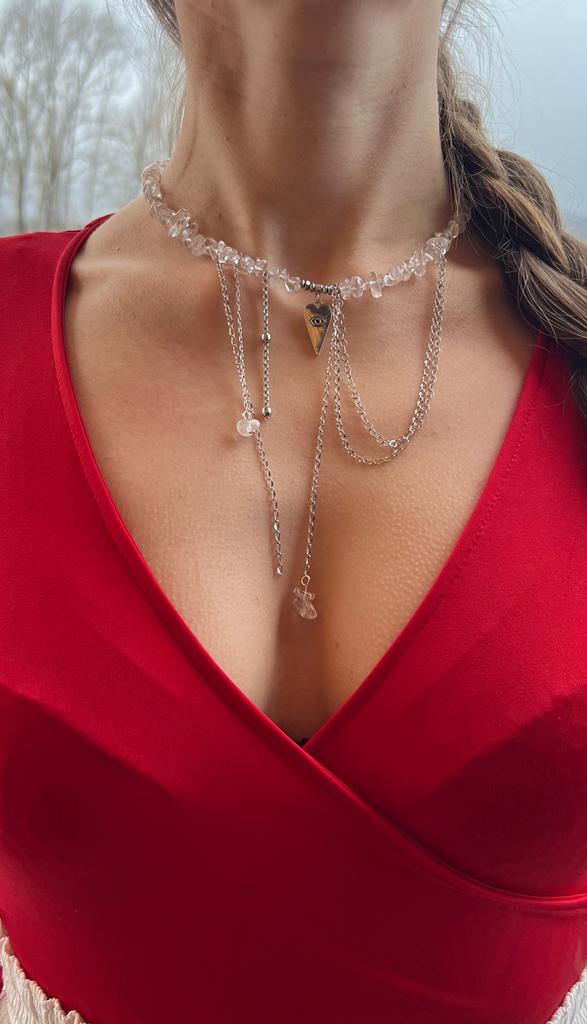 Колье Serenity с горным хрусталем