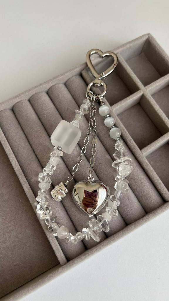 Обвес на сумку с горным хрусталем "Холодное сердце"