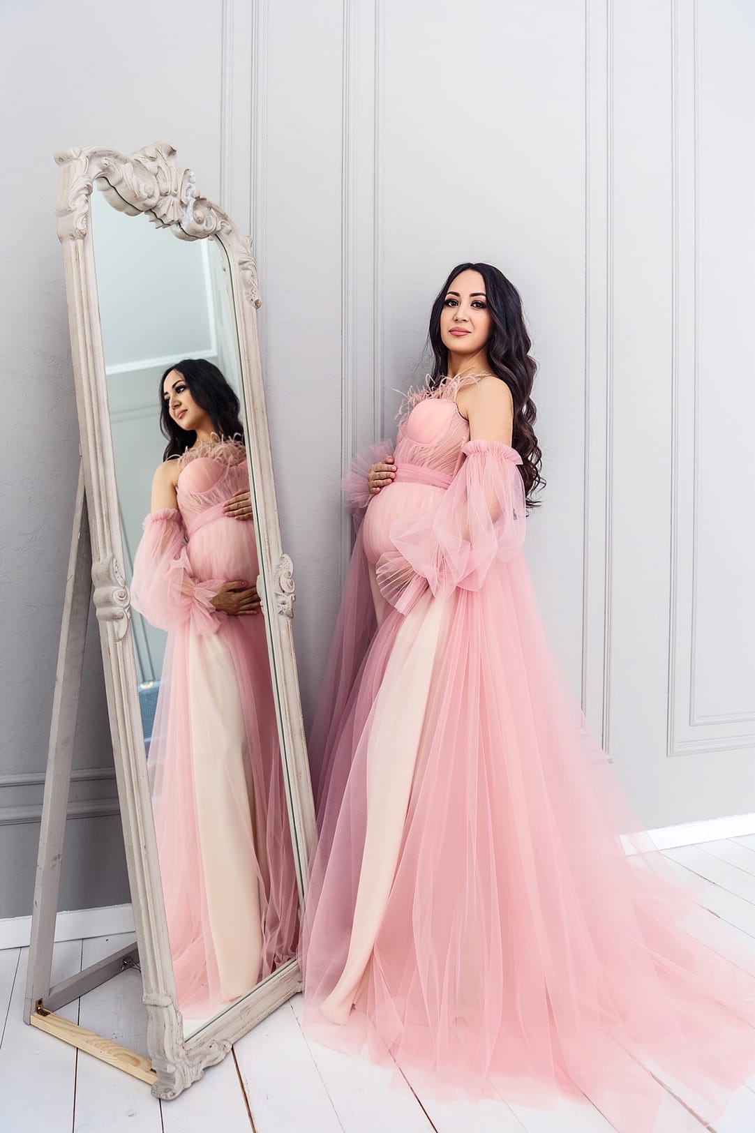 Платье для беременных "Фламинго"