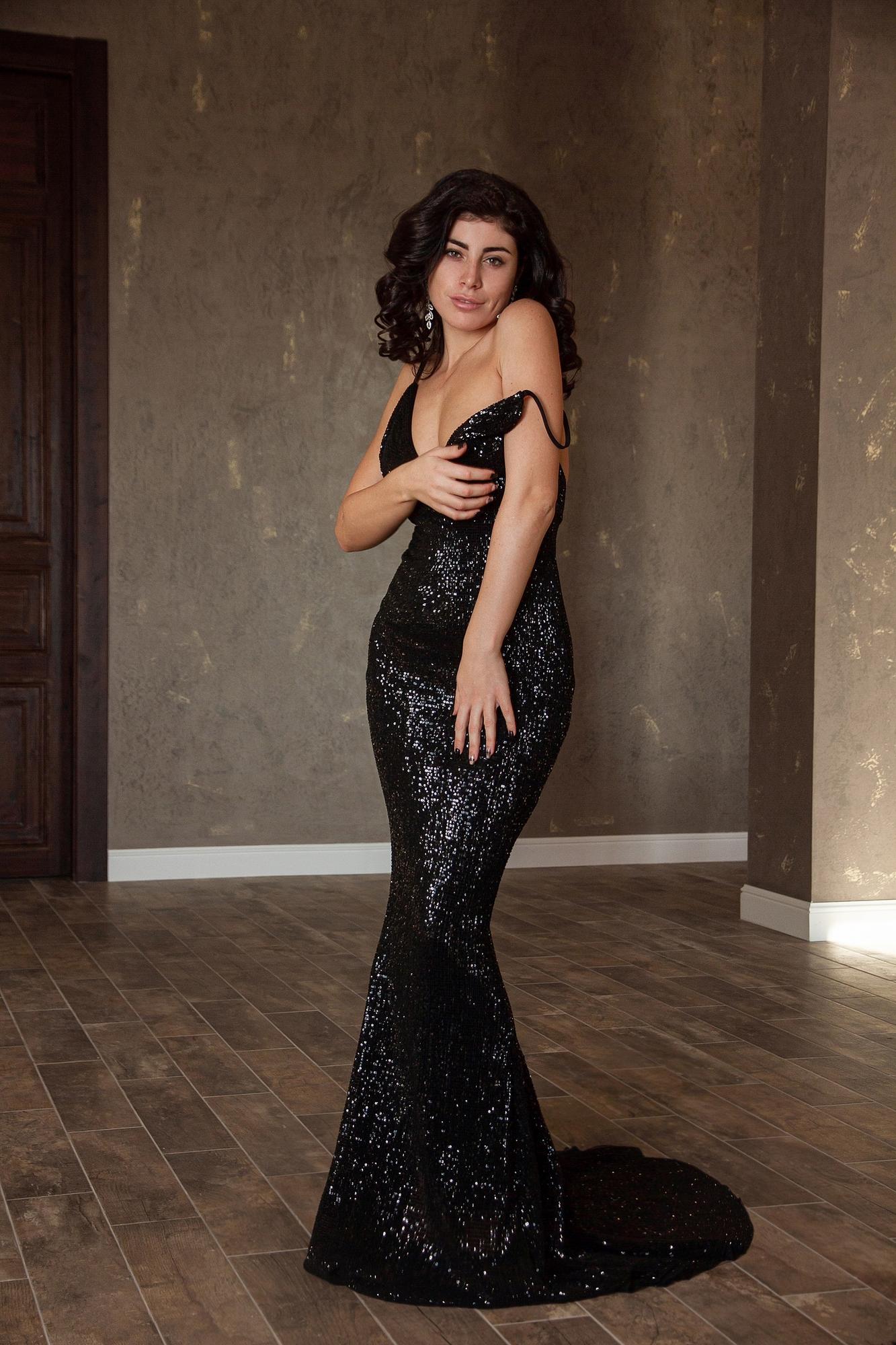 Вечернее платье "Ким" black