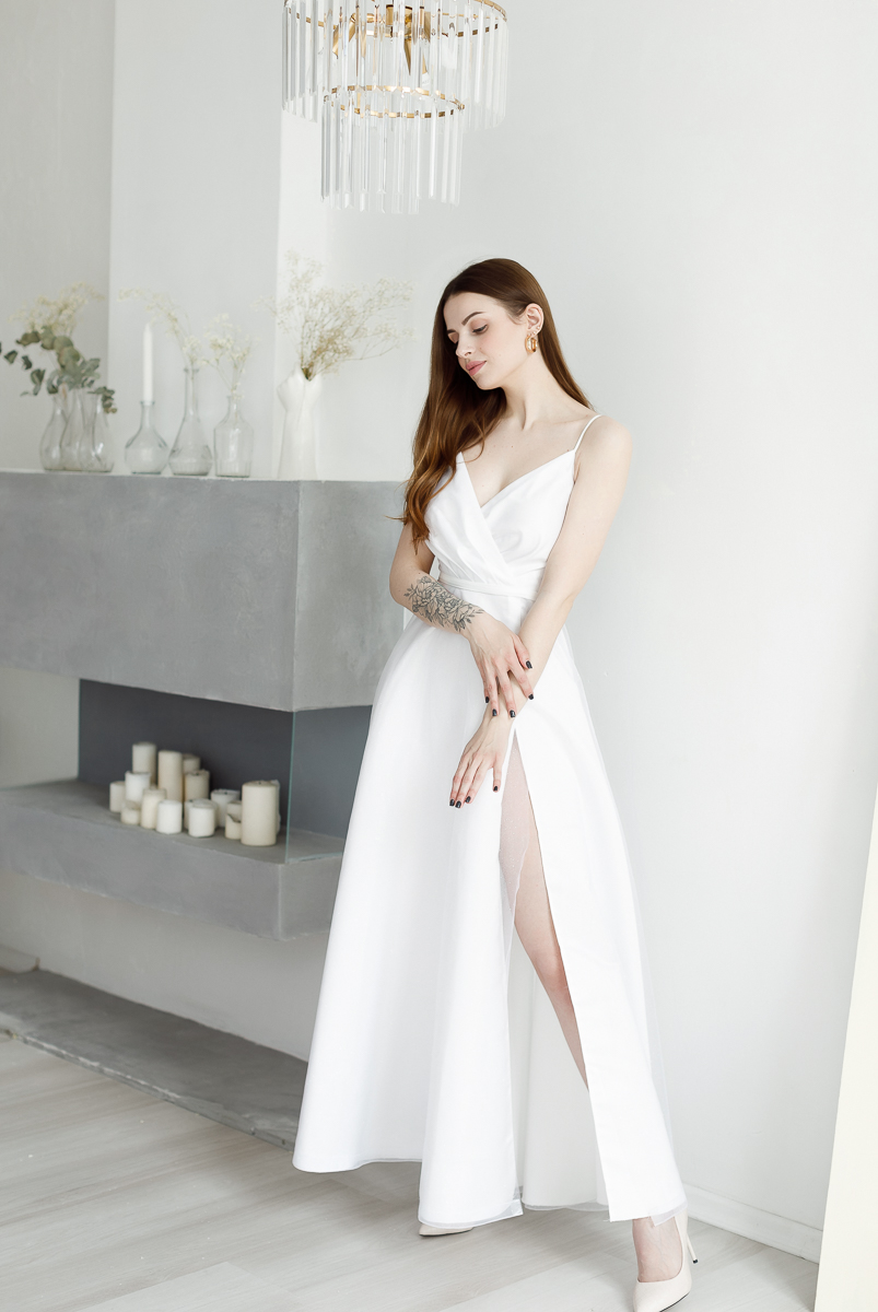 Платье "Гера" white