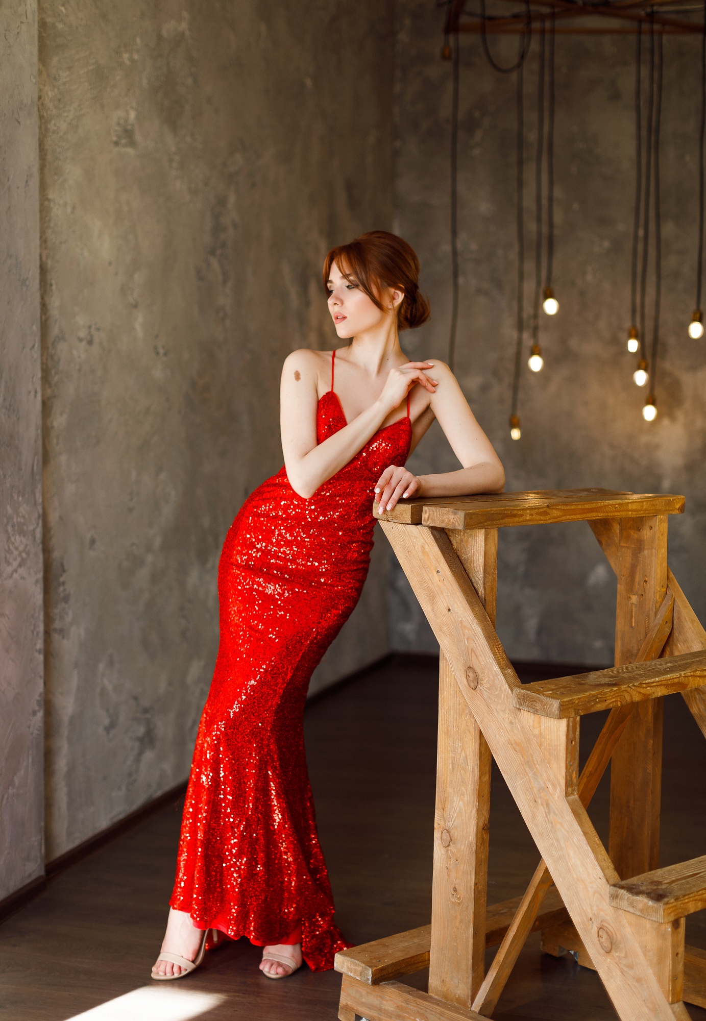 Вечернее платье "Ким2" красный