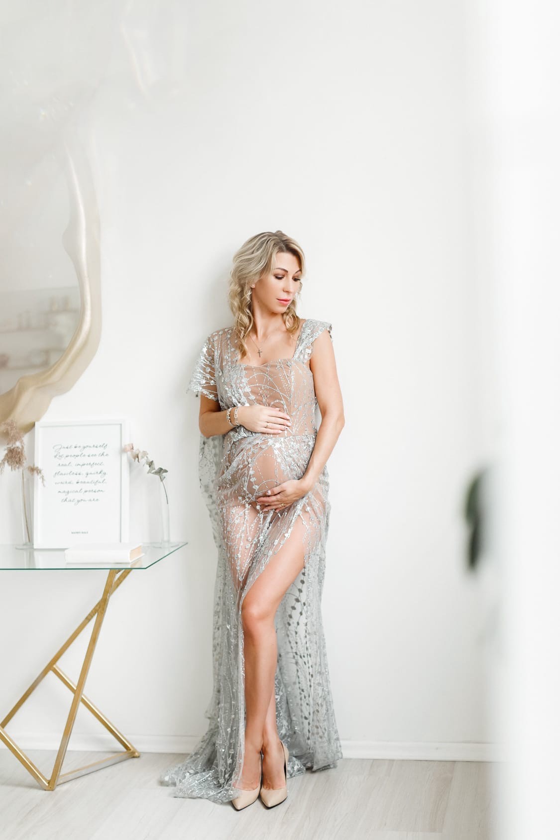 Платье-боди для беременных"Шери"