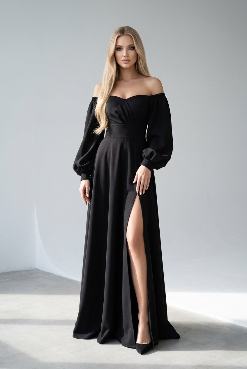 Вечернее платье "Эсмеральда" black
