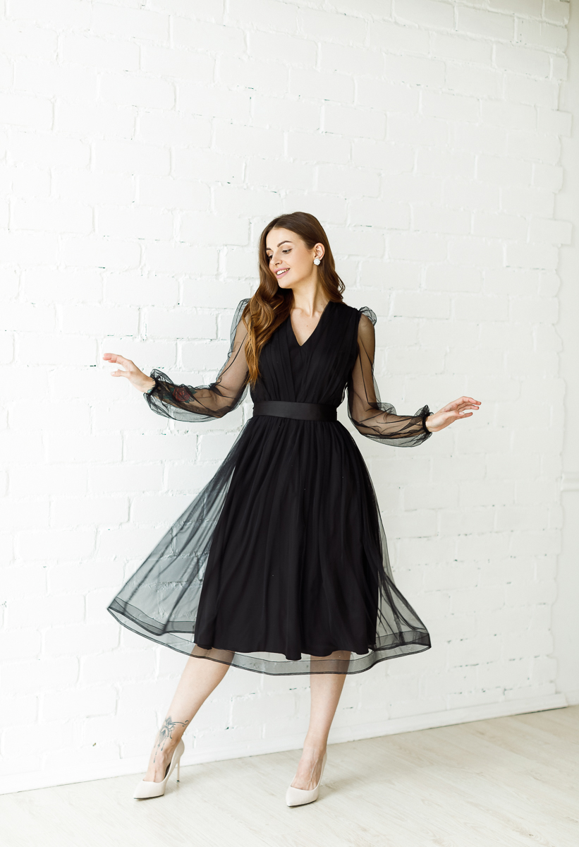 Коктейльное платье "Энн"  black