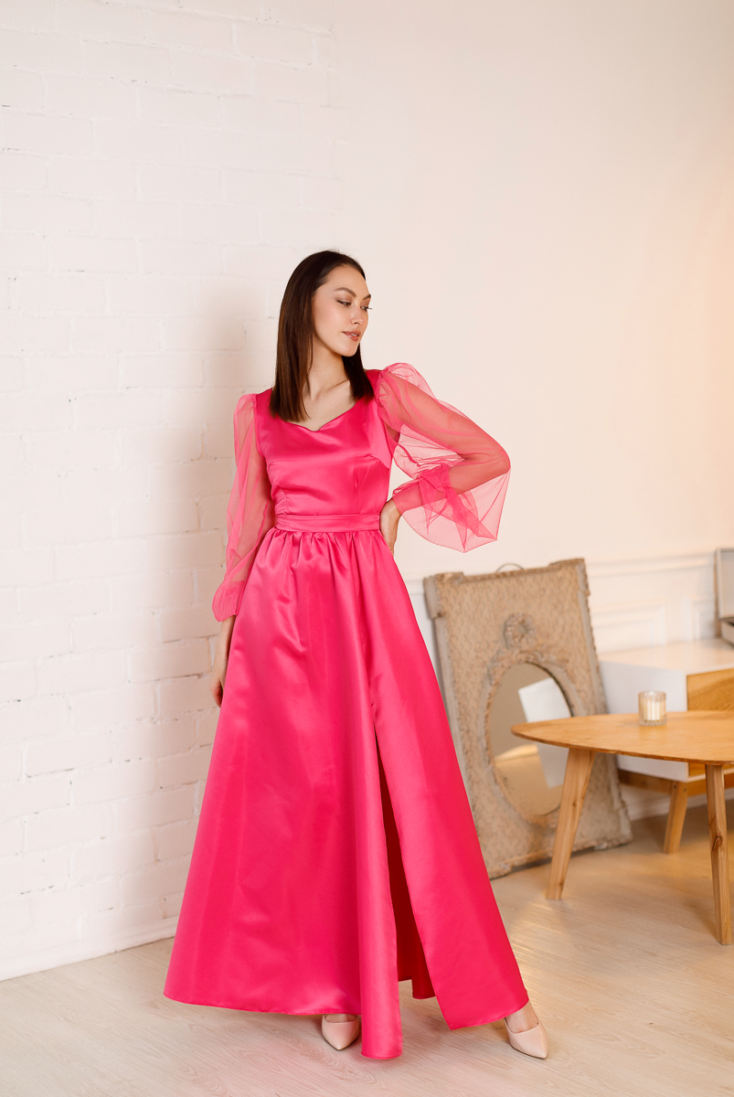 Вечернее платье "Эйрин" фуксия