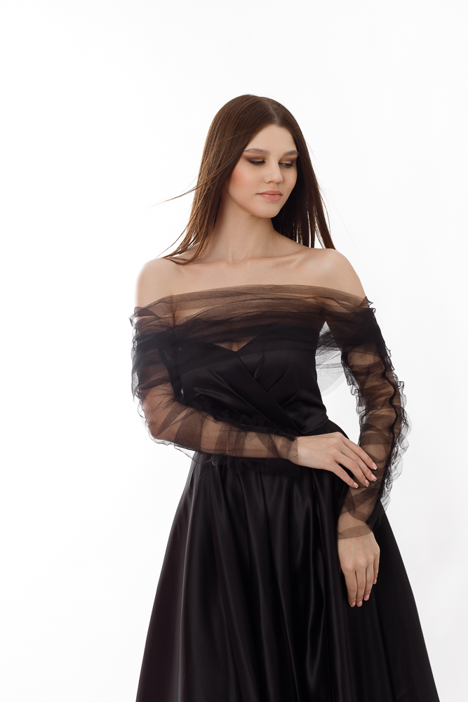 Платье "Аиза" black