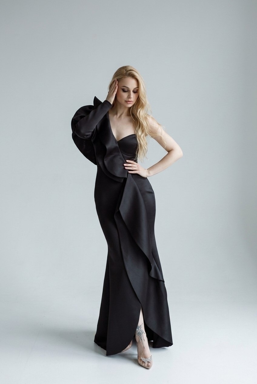 Вечернее платье "Аяна" black