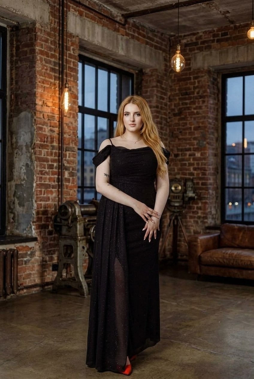 Вечернее платье "Силена" black