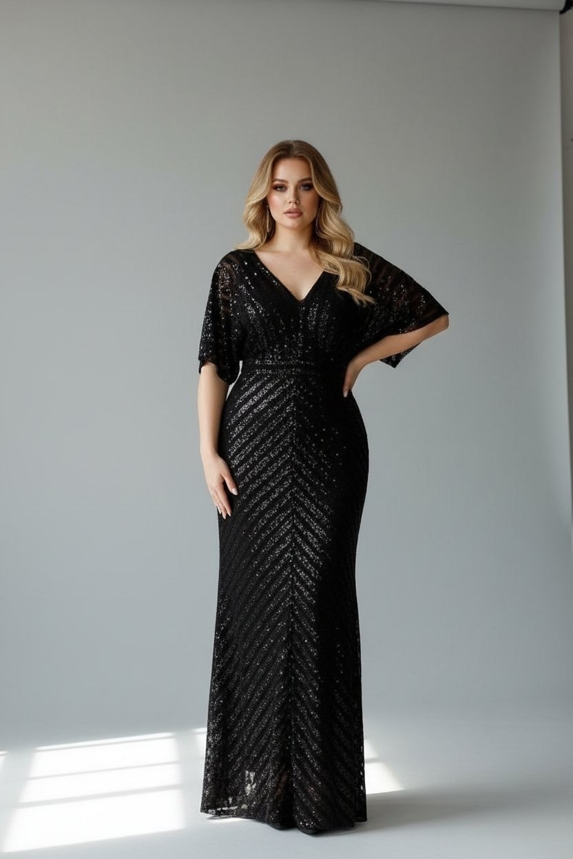 Вечернее платье "Антига" black