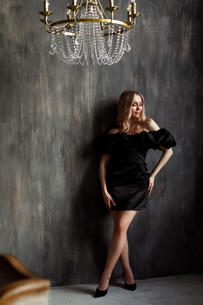 Коктейльное платье мини "Безе"  black