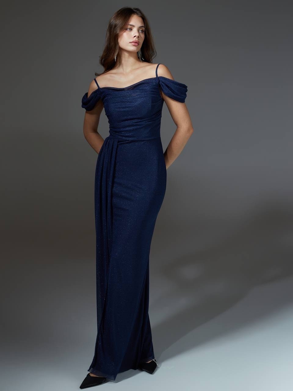 Вечернее платье "Силена" тёмная ночь