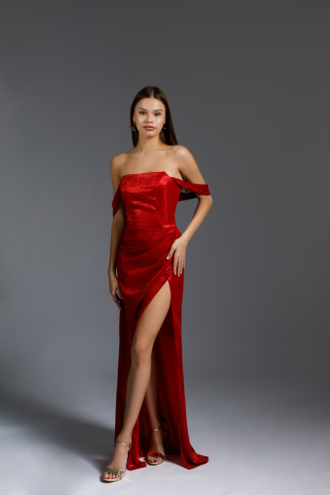 Вечернее платье "Тори блеск" red