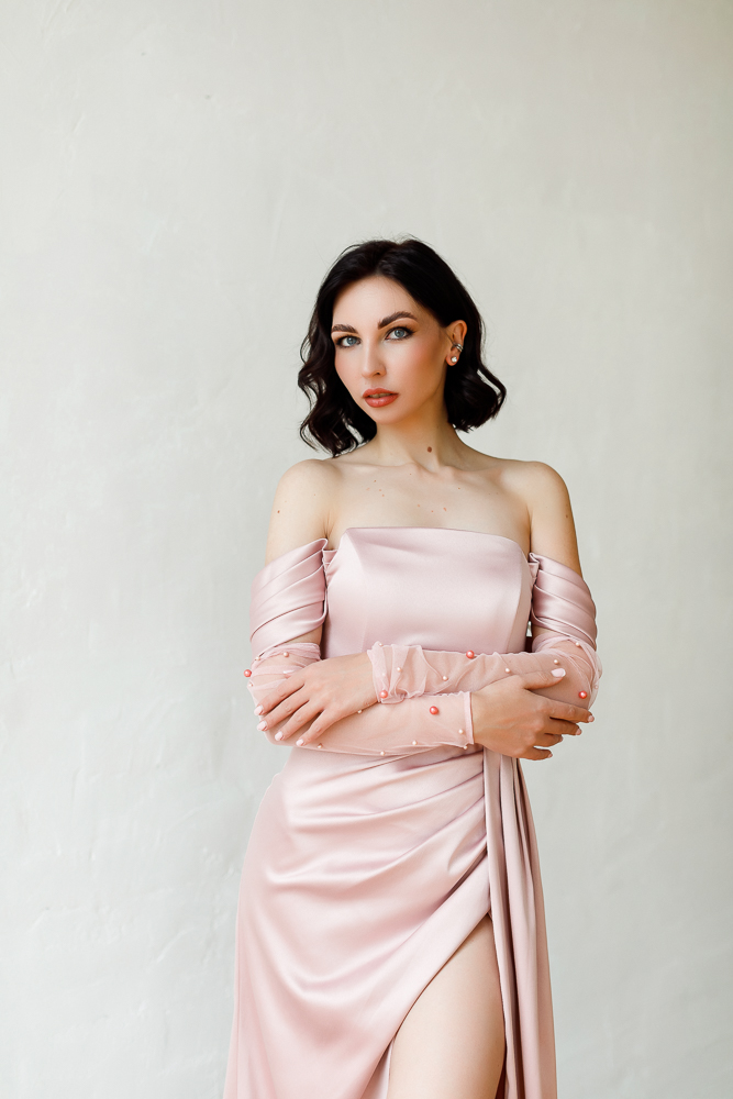 Вечернее платье "Виктори" пудра
