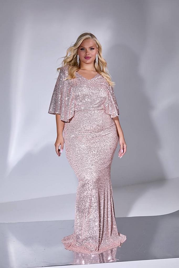 Вечернее платье "Невада" бронза