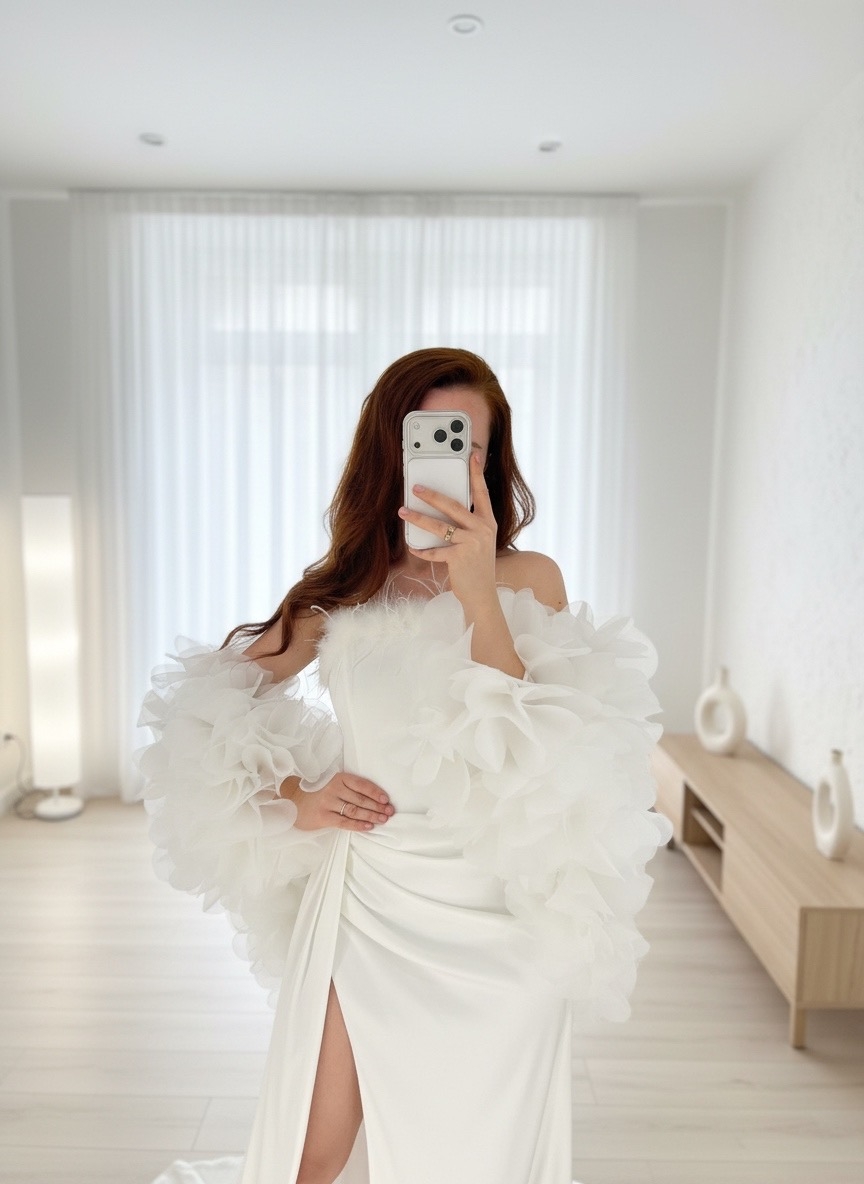 Накидка из органзы "Зефир"