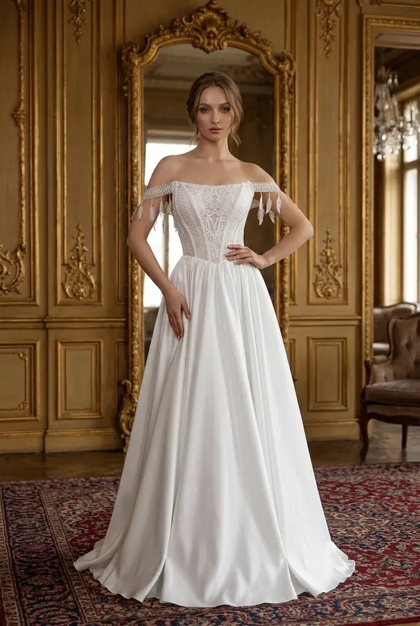 Свадебное платье "Лукерия"