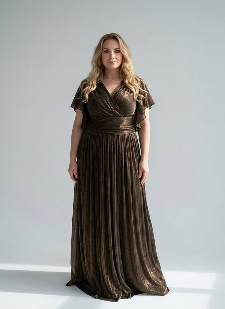 Вечернее платье "Инна" кофе