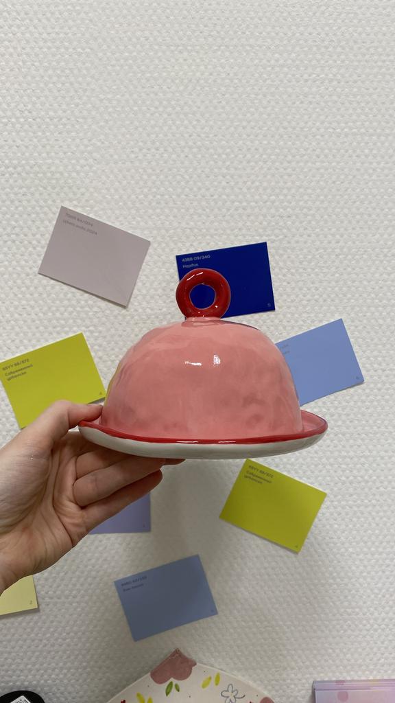 Клош для хранения с блюдцем