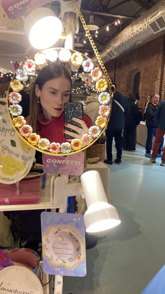 Зеркало «Цветочное»